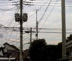 アンテナなんて意識してなかったから、
全然気付かなかった・・・